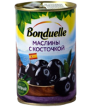 Оливки черные с косточкой "Bonduelle" 300г