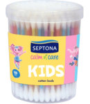 Բամբակյա փայտիկներ «Septona» Kids 100 հատ 	