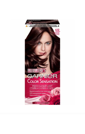 Hair dye "Garnier Color Sensation" № 4.12