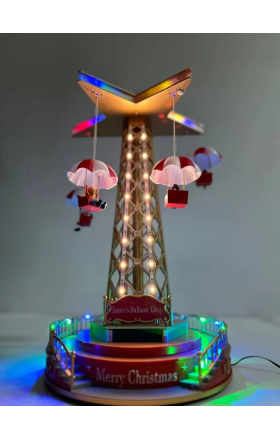 Ամանորյա խաղալիք “Կառուսել” օդապարիկներով