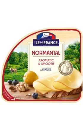 Պանիր Նորմանտալ  «ILE de France» կտրատած 150գր