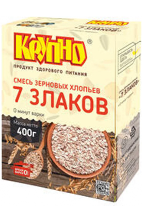 Փաթիլներ 7 հացահատիկ «Կրուպնո» 400գր