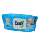 Անձեռոցիկ խոնավ «Zeta Baby Soft» 72հատ