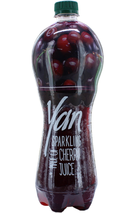 Refreshing carbonated drink "Yan" 930ml Cherry 