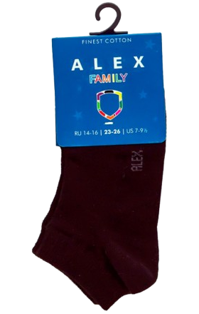 Носки "Alex" Family Черный, 23-26