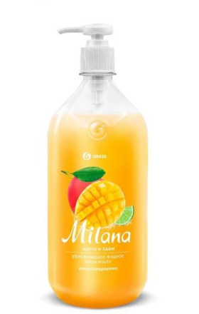Жидкое крем-мыло Grass Milena манго лайм 1000мл