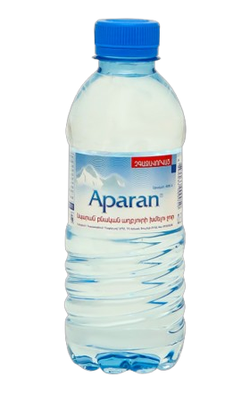 Աղբյուրի ջուր «Ապարան» 0.33լ   