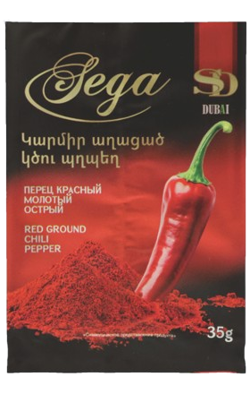 Специи "Sega" красный острый перец 35г