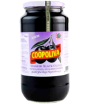 Оливки черные с косточкой "Coopoliva" 935г