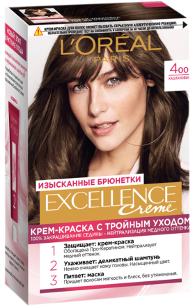 Краска д/в L'Oreal Excellence 4oo