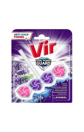 Таблетки туалетные "Vir" сиреневые 2*55гр