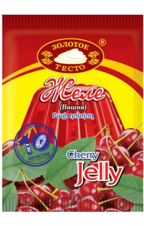 Jelly "Zolotoe Testo" 50g Cherry
